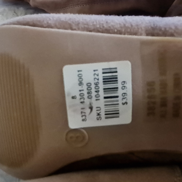 NWT Charlotte Russe Over The Knee Boots Taupe Sz 8 - Picture 7 of 8